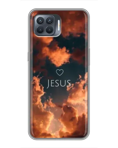Чехол для OPPO Reno 4 Lite с картинкой «Сияние Имени Jesus» Чехол для OPPO Reno 4 Lite с картинкой «Сияние Имени Jesus»