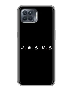 Чехол для OPPO Reno 4 Lite с картинкой «Точки веры J.E.S.U.S.»