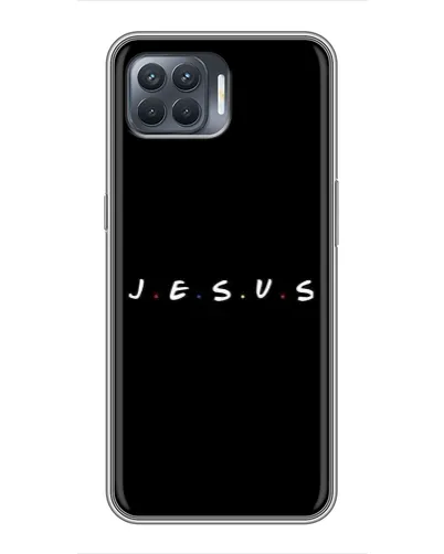 Чехол для OPPO Reno 4 Lite с картинкой «Точки веры J.E.S.U.S.» Чехол для OPPO Reno 4 Lite с картинкой «Точки веры J.E.S.U.S.»