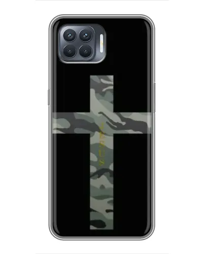 Чехол для OPPO Reno 4 Lite с картинкой «Милитари Крест» Чехол для OPPO Reno 4 Lite с картинкой «Милитари Крест»