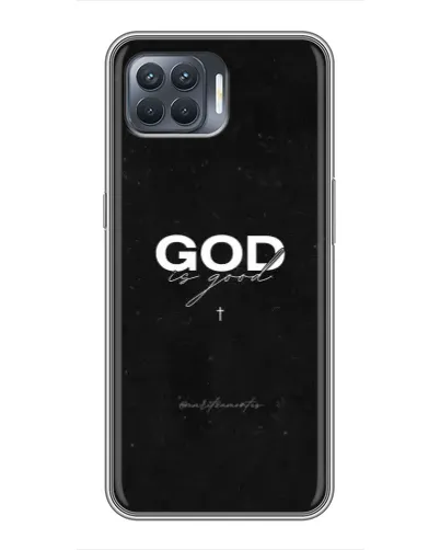 Чехол для OPPO Reno 4 Lite с картинкой «GOD — Бог над всем» Чехол для OPPO Reno 4 Lite с картинкой «GOD — Бог над всем»