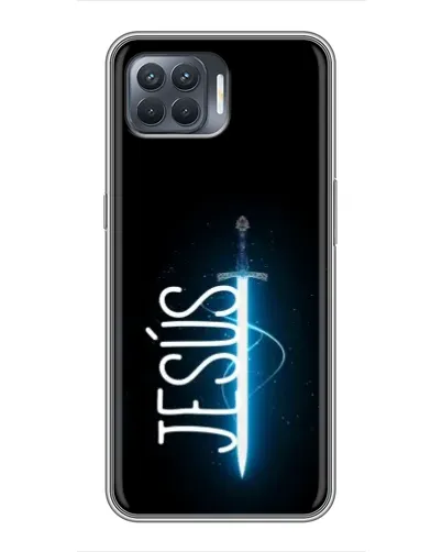 Чехол для OPPO Reno 4 Lite с картинкой «Меч Духа Jesus» Чехол для OPPO Reno 4 Lite с картинкой «Меч Духа Jesus»