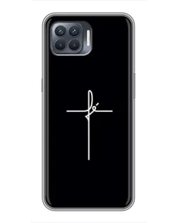 Чохол для OPPO Reno 4 Lite з картинкою «Тонкий хрест»
