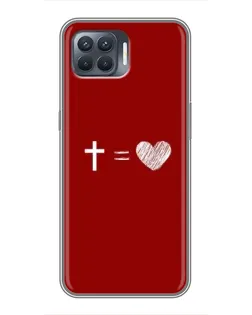 Чохол для OPPO Reno 4 Lite з картинкою «Рівняння любові»