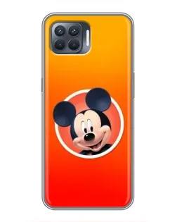 Чехол для OPPO Reno 4 Lite с картинкой «Mickey в круге»