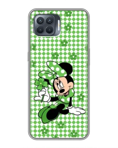 Чехол для OPPO Reno 4 Lite с картинкой «Mickey в клетку»