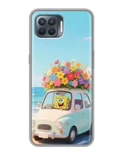Чехол для OPPO Reno 4 Lite с картинкой «Автомобильное путешествие»