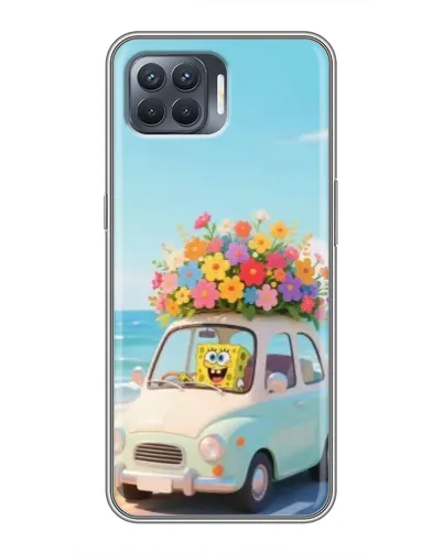 Чехол для OPPO Reno 4 Lite с картинкой «Автомобильное путешествие»