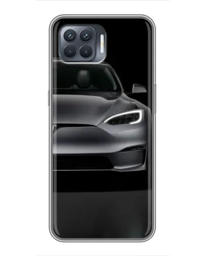 Чехол для OPPO Reno 4 Lite с картинкой «Tesla Model S Look» Чехол для OPPO Reno 4 Lite с картинкой «Tesla Model S Look»