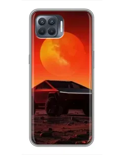 Чехол для OPPO Reno 4 Lite с картинкой «Cybertruck на Марсе» Чехол для OPPO Reno 4 Lite с картинкой «Cybertruck на Марсе»