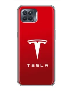 Чехол для OPPO Reno 4 Lite с картинкой «Tesla Red Classic» Чехол для OPPO Reno 4 Lite с картинкой «Tesla Red Classic»