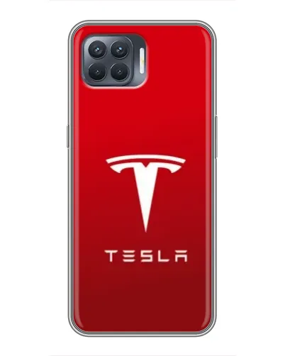 Чехол для OPPO Reno 4 Lite с картинкой «Tesla Red Classic» Чехол для OPPO Reno 4 Lite с картинкой «Tesla Red Classic»