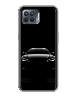 Чехол для OPPO Reno 4 Lite с картинкой «Силуэт Tesla Night» Чехол для OPPO Reno 4 Lite с картинкой «Силуэт Tesla Night»