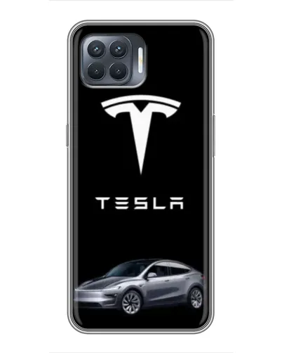 Чехол для OPPO Reno 4 Lite с картинкой «Tesla Model Y» Чехол для OPPO Reno 4 Lite с картинкой «Tesla Model Y»