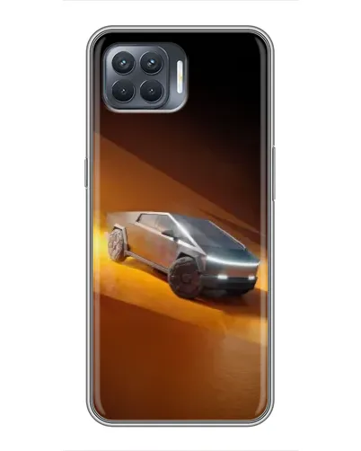 Чехол для OPPO Reno 4 Lite с картинкой «Cybertruck в пустыне» Чехол для OPPO Reno 4 Lite с картинкой «Cybertruck в пустыне»