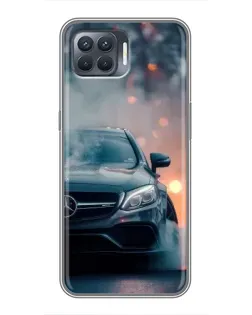 Чехол для OPPO Reno 4 Lite с картинкой «Mercedes — ночной город» Чехол для OPPO Reno 4 Lite с картинкой «Mercedes — ночной город»