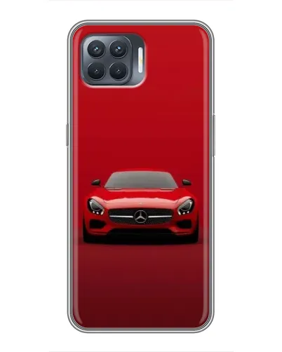 Чехол для OPPO Reno 4 Lite с картинкой «Красный Mercedes AMG» Чехол для OPPO Reno 4 Lite с картинкой «Красный Mercedes AMG»