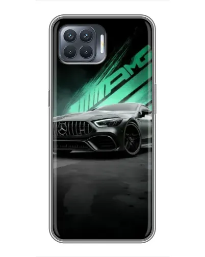 Чехол для OPPO Reno 4 Lite с картинкой «Темный Mercedes AMG» Чехол для OPPO Reno 4 Lite с картинкой «Темный Mercedes AMG»