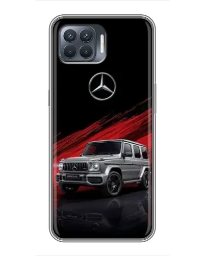 Чехол для OPPO Reno 4 Lite с картинкой «Mercedes G-Class красный» Чехол для OPPO Reno 4 Lite с картинкой «Mercedes G-Class красный»
