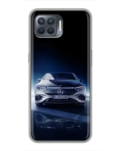 Чехол для OPPO Reno 4 Lite с картинкой «Ночной Mercedes EQ» Чехол для OPPO Reno 4 Lite с картинкой «Ночной Mercedes EQ»
