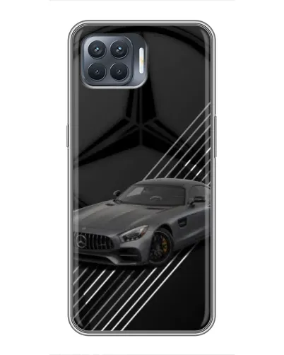 Чехол для OPPO Reno 4 Lite с картинкой «Mercedes AMG — графика» Чехол для OPPO Reno 4 Lite с картинкой «Mercedes AMG — графика»