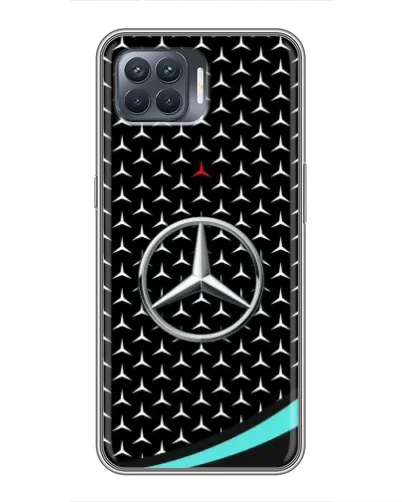 Чехол для OPPO Reno 4 Lite с картинкой «Mercedes — бирюзовый акцент» Чехол для OPPO Reno 4 Lite с картинкой «Mercedes — бирюзовый акцент»