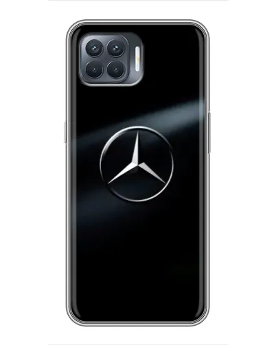 Чехол для OPPO Reno 4 Lite с картинкой «Mercedes на металле» Чехол для OPPO Reno 4 Lite с картинкой «Mercedes на металле»