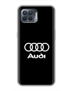 Чехол для OPPO Reno 4 Lite с картинкой «Классическое лого Audi» Чехол для OPPO Reno 4 Lite с картинкой «Классическое лого Audi»