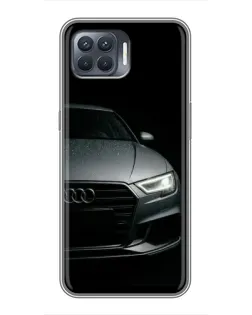 Чехол для OPPO Reno 4 Lite с картинкой «Audi — детализация кузова» Чехол для OPPO Reno 4 Lite с картинкой «Audi — детализация кузова»