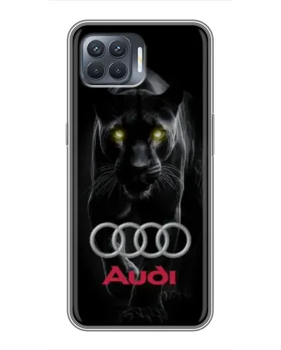 Чехол для OPPO Reno 4 Lite с картинкой «Пантера и Audi»