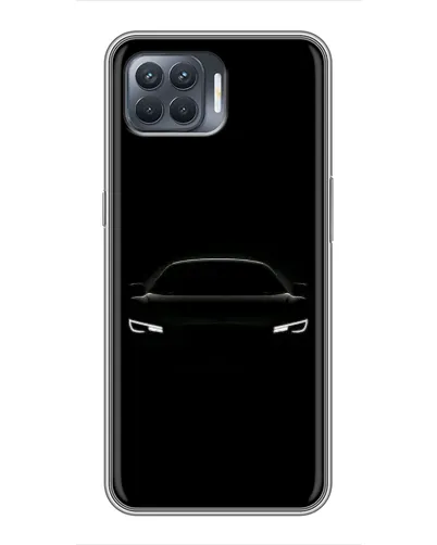 Чехол для OPPO Reno 4 Lite с картинкой «Взгляд Audi в темноте»
