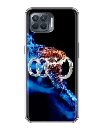 Чехол для OPPO Reno 4 Lite с картинкой «Энергия лого Audi»
