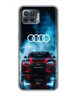 Чехол для OPPO Reno 4 Lite с картинкой «Audi Sport — неон» Чехол для OPPO Reno 4 Lite с картинкой «Audi Sport — неон»