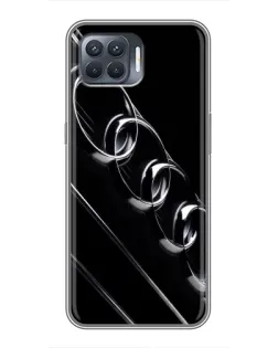 Чехол для OPPO Reno 4 Lite с картинкой «Audi — абстрактные кольца» Чехол для OPPO Reno 4 Lite с картинкой «Audi — абстрактные кольца»