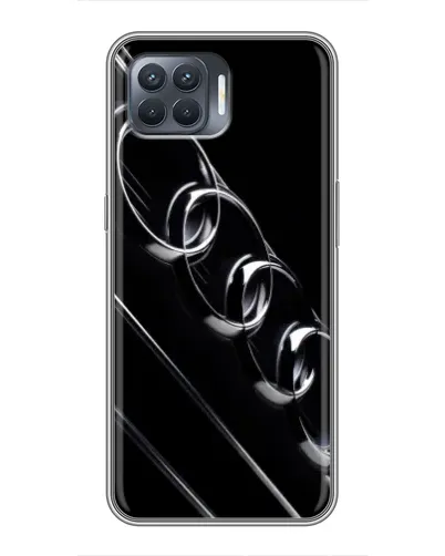 Чехол для OPPO Reno 4 Lite с картинкой «Audi — абстрактные кольца»