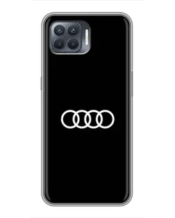 Чехол для OPPO Reno 4 Lite с картинкой «Audi White Logo» Чехол для OPPO Reno 4 Lite с картинкой «Audi White Logo»