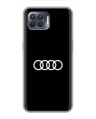 Чехол для OPPO Reno 4 Lite с картинкой «Audi White Logo»