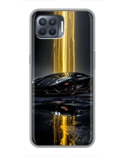 Чехол для OPPO Reno 4 Lite с картинкой «Ночной Lamborghini драйв» Чехол для OPPO Reno 4 Lite с картинкой «Ночной Lamborghini драйв»