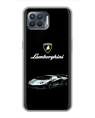 Чехол для OPPO Reno 4 Lite с картинкой «Логотип Lamborghini классика» Чехол для OPPO Reno 4 Lite с картинкой «Логотип Lamborghini классика»