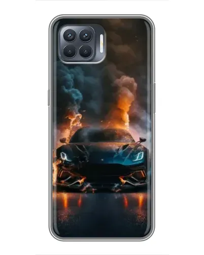 Чехол для OPPO Reno 4 Lite с картинкой «Lamborghini дымная эстетика» Чехол для OPPO Reno 4 Lite с картинкой «Lamborghini дымная эстетика»