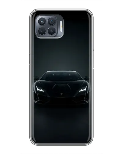 Чехол для OPPO Reno 4 Lite с картинкой «Черный Lamborghini Aventador» Чехол для OPPO Reno 4 Lite с картинкой «Черный Lamborghini Aventador»