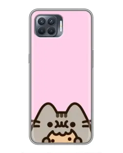Чохол для OPPO Reno 4 Lite з картинкою «Pusheen та печиво» Чохол для OPPO Reno 4 Lite з картинкою «Pusheen та печиво»