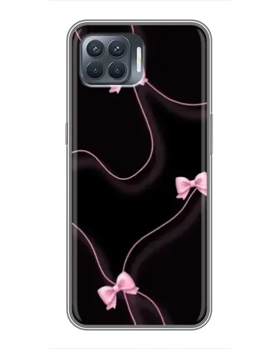Чехол для OPPO Reno 4 Lite с картинкой «Розовые ленты»