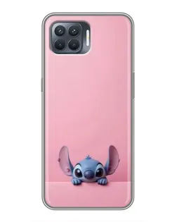 Чехол для OPPO Reno 4 Lite с картинкой «Stitch выглядывает» Чехол для OPPO Reno 4 Lite с картинкой «Stitch выглядывает»
