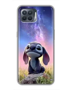 Чехол для OPPO Reno 4 Lite с картинкой «Стич на рассвете» Чехол для OPPO Reno 4 Lite с картинкой «Стич на рассвете»