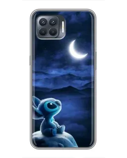 Чехол для OPPO Reno 4 Lite с картинкой «Лунная ночь Стича» Чехол для OPPO Reno 4 Lite с картинкой «Лунная ночь Стича»