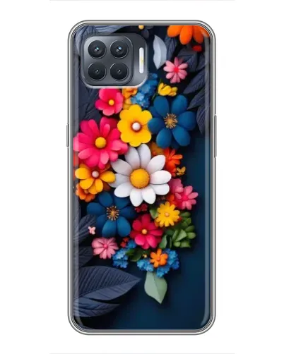 Чехол для OPPO Reno 4 Lite с картинкой «Цветочная феерия» Чехол для OPPO Reno 4 Lite с картинкой «Цветочная феерия»