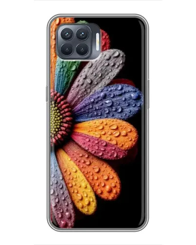 Чехол для OPPO Reno 4 Lite с картинкой «Радужный цветок» Чехол для OPPO Reno 4 Lite с картинкой «Радужный цветок»
