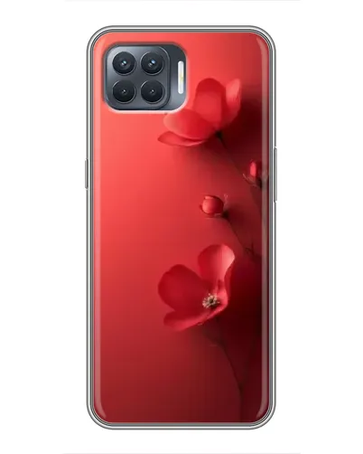 Чехол для OPPO Reno 4 Lite с картинкой «Маковые соцветия» Чехол для OPPO Reno 4 Lite с картинкой «Маковые соцветия»