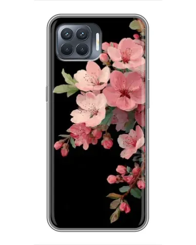 Чехол для OPPO Reno 4 Lite с картинкой «Розовая ветка сакуры» Чехол для OPPO Reno 4 Lite с картинкой «Розовая ветка сакуры»